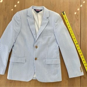 Vineyard Vines Seersucker Blazer — Boys 12